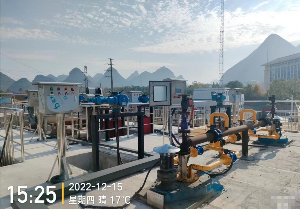 地衛(wèi)環(huán)?！`山縣第三污水處理廠